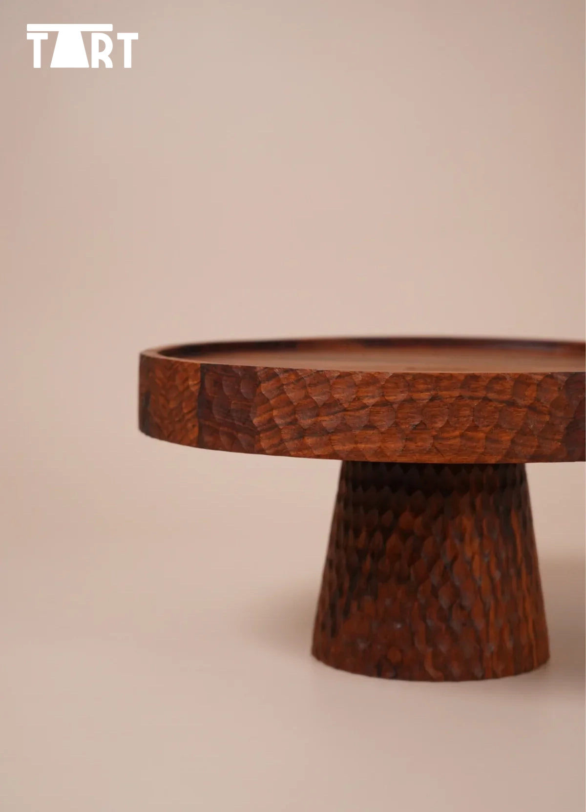 TART - Hand-Carved Cake Stand